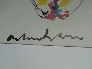 Anton Heyboer - Acrylverf , Moeder, vader en kind – Ingelijst, 101 x 71 cm kopen? Bied vanaf 1!