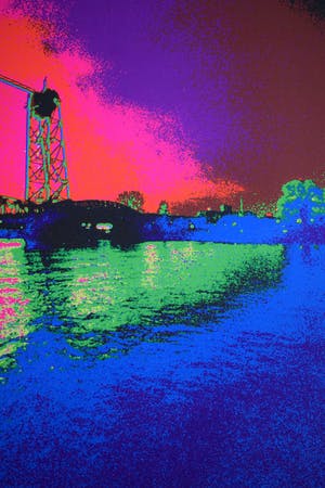 Henk van der Vet - De Hefbrug Rotterdam - 1987 kopen? Bied vanaf 50!