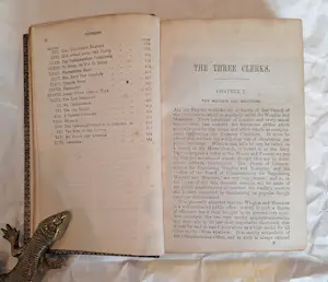 Antiquarisch Boek - The three Clerks - Andersen's Tales & Fairy Stories - Tennyson's complete Works kopen? Bied vanaf 85!