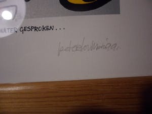 Peter Louman - Zeefdruk, Over water gesproken... kopen? Bied vanaf 25!