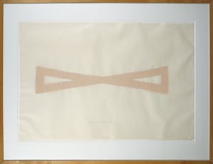 Cees Andriessen - Houtsnede op Japans papier, Zonder titel - Ingelijst (Groot) kopen? Bied vanaf 20!