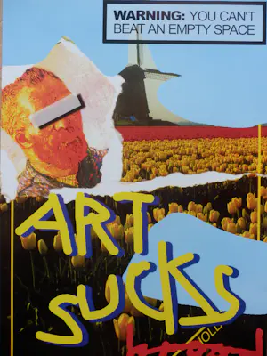 Buy Herman Brood - Protestposter ART SUCKS? Bid from 65!