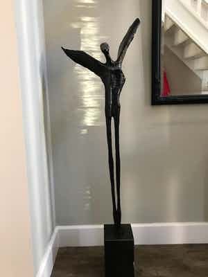 Frits van Eeden - Engelfiguur verkocht voor € 1000!