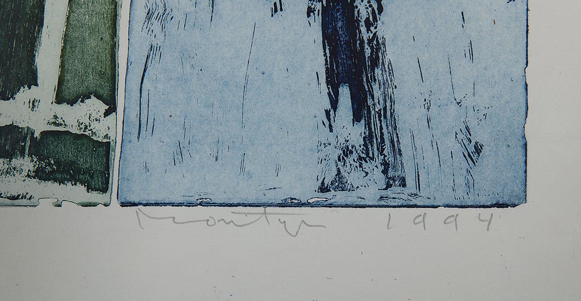 Jan Montyn - Zeefdruk - Interior Cambodja kopen? Bied vanaf 30!