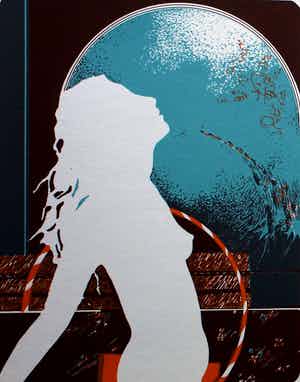 Martin R. Baeyens - Zeefdruk: Flatneurose - 1976 verkocht voor € 55!