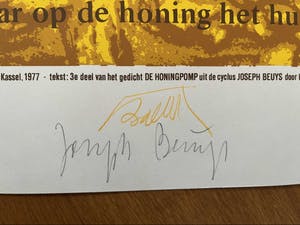 Joseph Beuys - De HONINGPOMP kopen? Bied vanaf 150!
