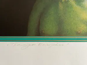 AcheterRudolf Hausner - Trauriger Europäer - Signierte nummerierte Original Farblithographie 1979? Enchérissez de 290!
