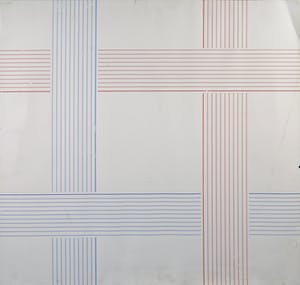 Niet of onleesbaar gesigneerd - Gouache, C3 uit de serie lijntekeningen - Ingelijst kopen? Bied vanaf 1!