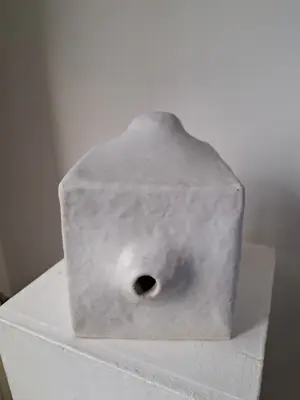 Jan Snoeck - zonder titel (slang/worm in kubus) kopen? Bied vanaf 400!