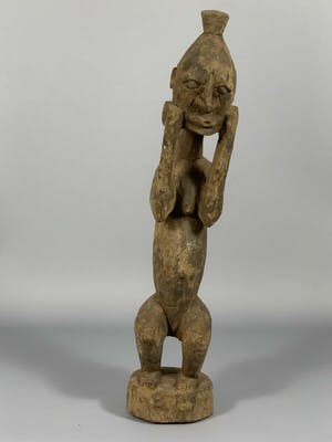 Dogon - 170513 - Old Tribal used African Dogon Figure - Mali. kopen? Bied vanaf 125!