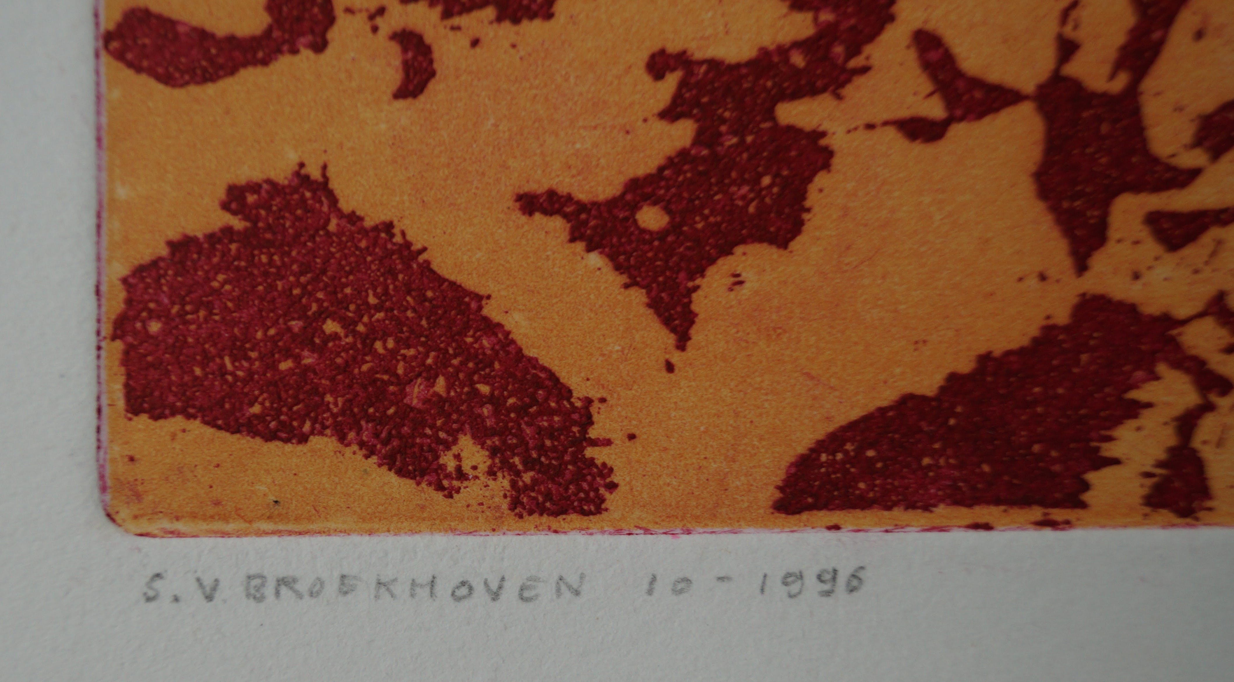 Saskia van Broekhoven - gesigneerde ets kopen? Bied vanaf 18!