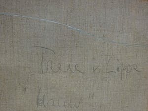 Irene van Lippe Biesterfeld - titel: Blauw - verkoop expositie voor het natuurcollege kopen? Bied vanaf 450!