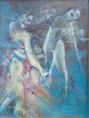 Jenny Makkinga - 'baadster in rood' kopen? Bied vanaf 520!