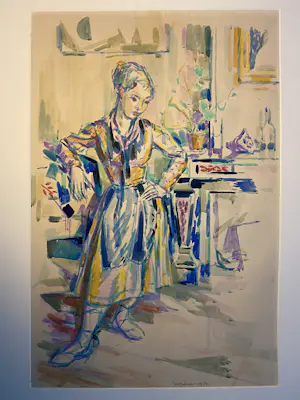 Jan Peeters - Meisje in interieur kopen? Bied vanaf 220!