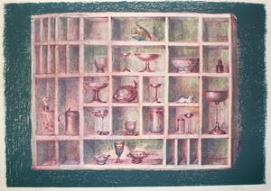 Mario Madiai - Twee handgesigneerde lithografieën: Stillevens I, II kopen? Bied vanaf 25!