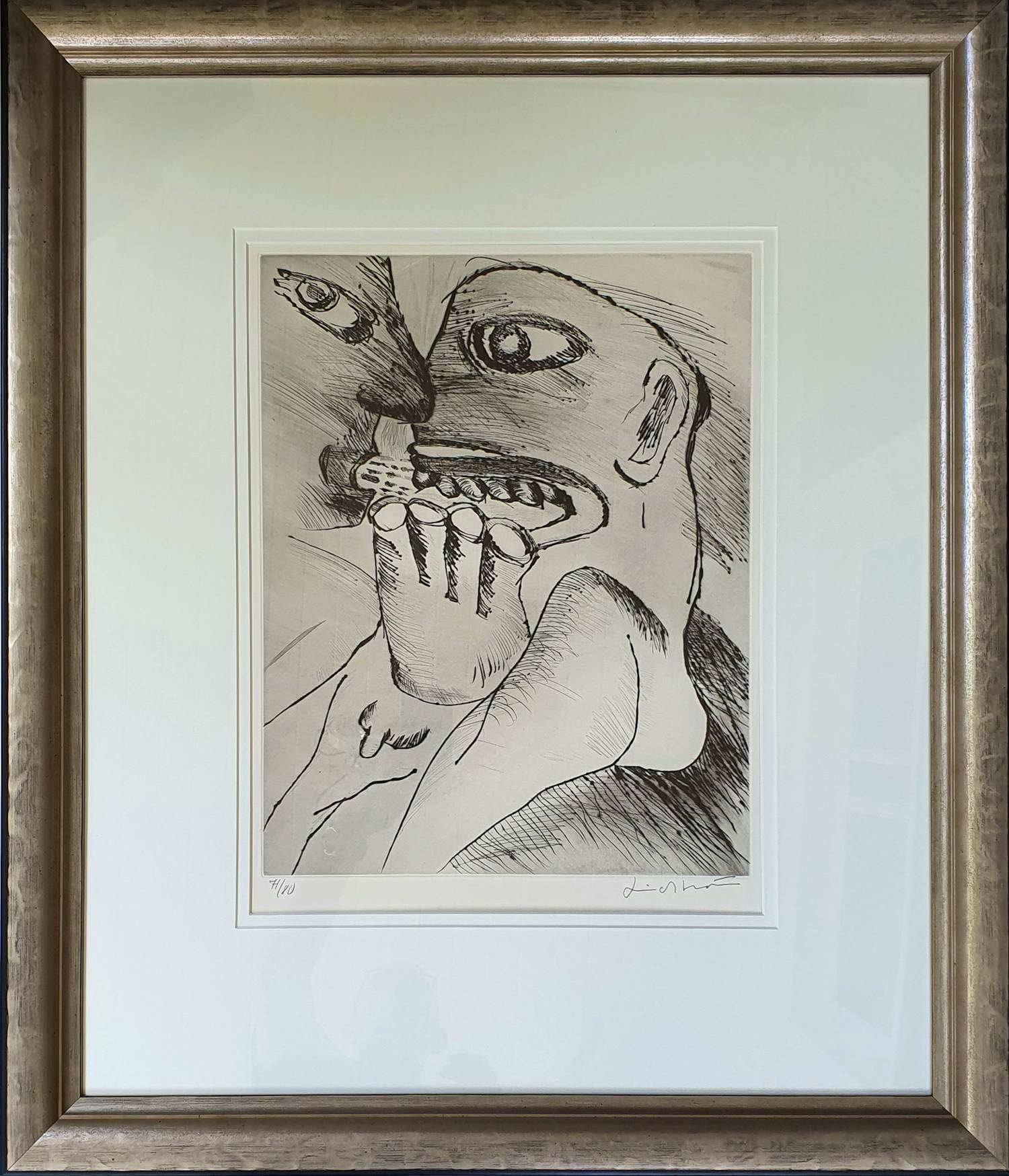 Bengt Lindstrom - Ets - Nieuw ingelijst kopen? Bied vanaf 365!