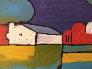 Berend Pasman - Surrealistisch landschap kopen? Bied vanaf 180!