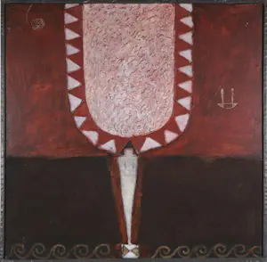 Geert de Bruijn - Gemengde techniek op doek, Godlin I - Ingelijst kopen? Bied vanaf 100!