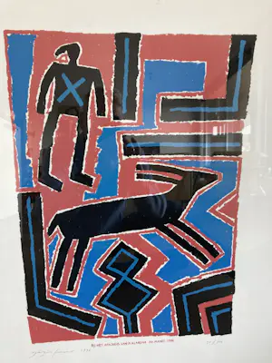 Ferenc Gogos - Kleurenlitho z.t. kopen? Bied vanaf 50!