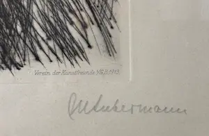 Max Liebermann - Militaire optocht met paarden in de stad kopen? Bied vanaf 290!