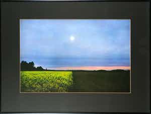 Paul Huf - Foto, Zonsondergang - Ingelijst verkocht voor € 1!