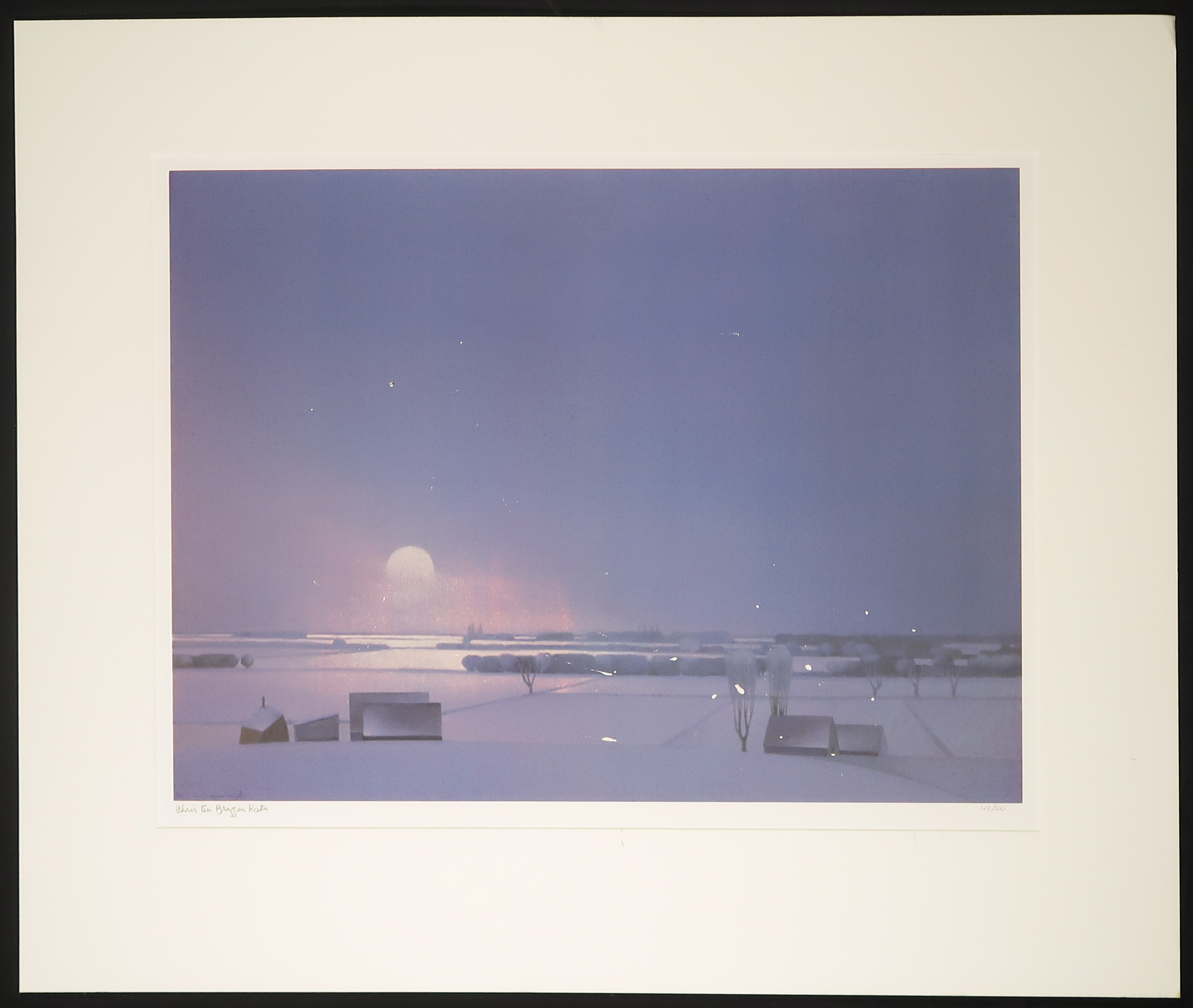 Chris ten Bruggen Kate - Zeefdruk, Winter  kopen? Bied vanaf 20!