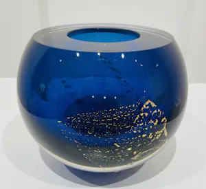 George Broft - Unique glasobject “ BLUE SKY “ van George Broft kopen? Bied vanaf 199!