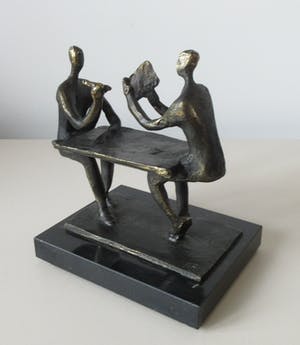 Corry Ammerlaan - Bronzen beeld op marmeren sokkel kopen? Bied vanaf 40!