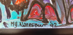 Marianne Naerebout - Poes - acryl op doek, gesigneerd kopen? Bied vanaf 1!