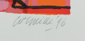 Corneille - Litho, Femme orange et l'oiseau jaune kopen? Bied vanaf 100!