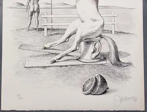 Buy Joop Moesman - gesigneerde litho uit Petit 1? Bid from 150!