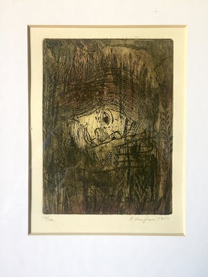 Alena Laufrova - "Mijmering over de zomer" - Kleurets, Ingelijst kopen? Bied vanaf 35!