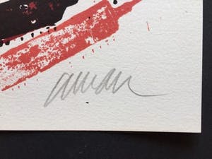 Arman - Hypored - Litho van spuiten - Gesigneerd - 36/250 - Mooi ingelijst kopen? Bied vanaf 250!