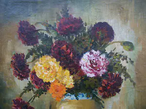 Willem Frederik Markestein - Stilleven met Dahlias kaufen? Bieten Sie von 50!