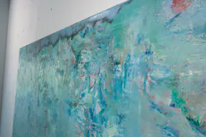 Angelos Tassopoulos - Olieverf op doek, Atermono pedion (Zeer groot!) kopen? Bied vanaf 1000!