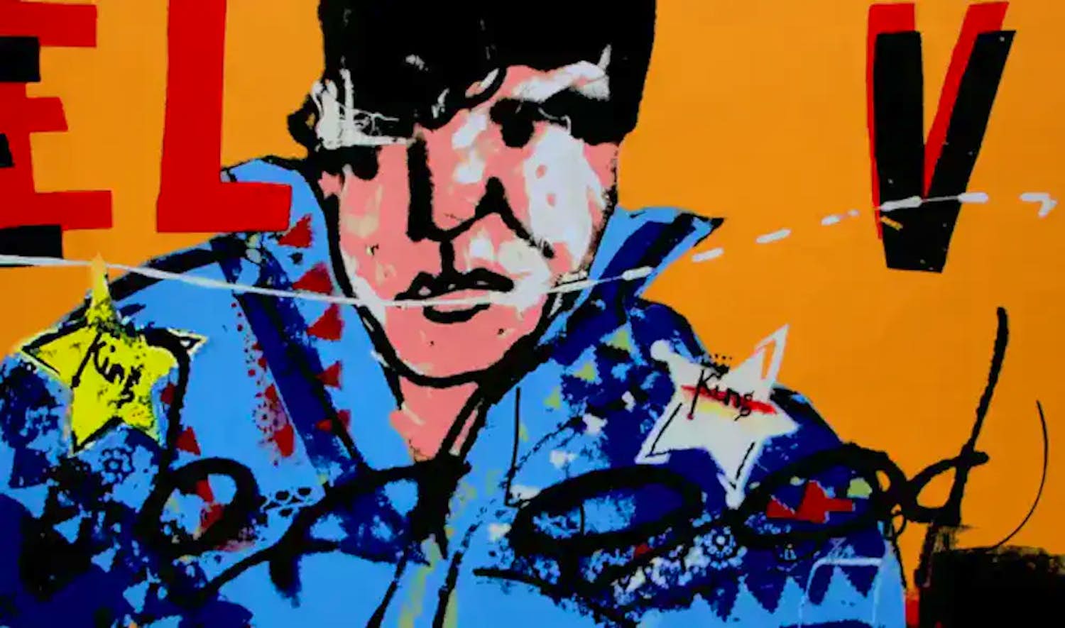 Herman Brood - Zeefdruk: Elvis kopen? Bied vanaf 450!