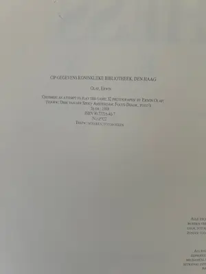 Erwin Olaf - Chess Men - 1e druk 1988 kopen? Bied vanaf 99!