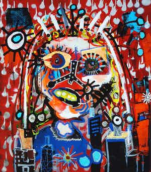 Paul Indrek Kostabi - Rochester, Handgesigneerde giclée verkocht voor € 55!