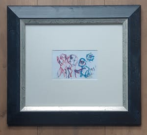 Lotti van der Gaag - ( Laatste keer) Originele tekening uit 1996 kopen? Bied vanaf 245!