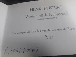 Henk Peeters - Zero - Veertje kopen? Bied vanaf 1!