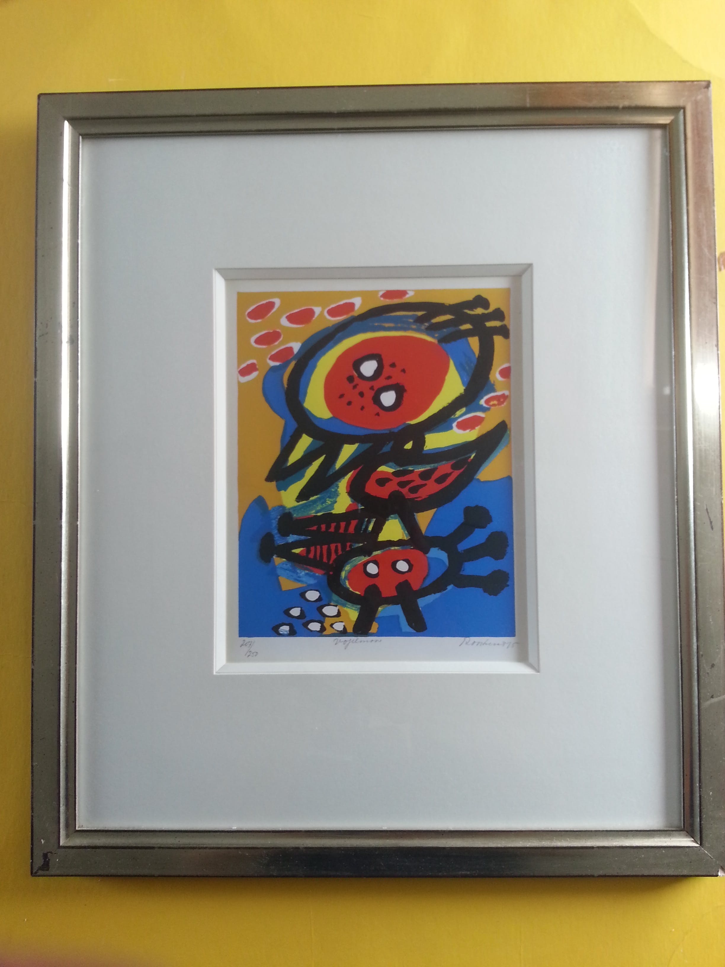 Anton Rooskens - Vogelman - litho - gesigneerd kopen? Bied vanaf 1!