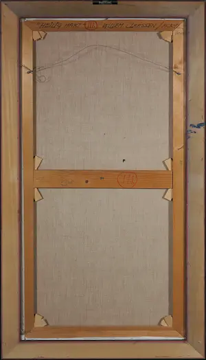 Willem Claassen - Acryl op doek, Heilig hart III - Ingelijst (Groot formaat!) kopen? Bied vanaf 50!