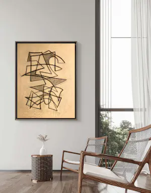 Silvin Bronkart - Große abstrakte Komposition aus dem Jahr 1953 kopen? Bied vanaf 750!