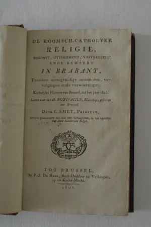 Antiquarisch Boek - De Roomsch-Catholyke religie, begonst, uitgebreyd, vastgestelt ende bewaert in B kopen? Bied vanaf 50!
