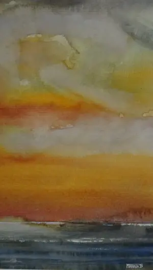 Franklin Meijer - Waddenzee - Zonsondergang kaufen? Bieten Sie von 20!
