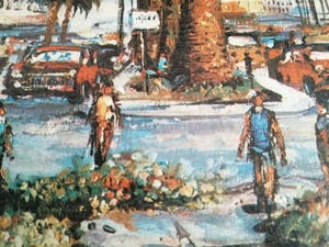 Niet of onleesbaar gesigneerd - Promenade des Anglais in Nice Azurenkust kopen? Bied vanaf 10!