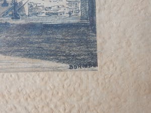 Bob Brobbel - Aquarel Den Bosch / 's Hertogenbosch - Binnendieze kopen? Bied vanaf 25!