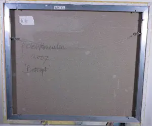 Pieter Vermeulen - Acryl op doek, Betrapt kopen? Bied vanaf 150!