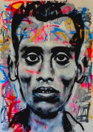 Peter Klashorst - Portretten van S21 expositie (serie van 5 werken) kopen? Bied vanaf 150!