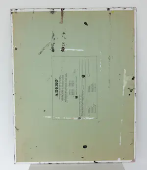 Janus Nuiten - Gemengde techniek (verf met structuur) op board, Abstracte compositie in paars kopen? Bied vanaf 50!